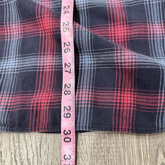 Bonobos Shirt Men’s M Red Blue Plaid Slim Fit Cotton Button Up Long Sleeve Shirt - Picture 11 of 12